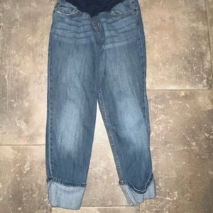 Motherhood Indigo Blue Maternity Boyfriend S